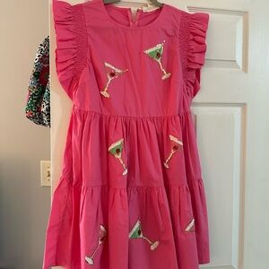Peach love happy hour martini dress